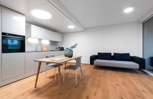 Stabio Apartment | Modern Apartment with Kitchen & Child-Friendly Amenities