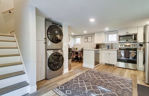 Stark House | Modern Stark Home with Game Room, Grill & Fire Pit Awaits