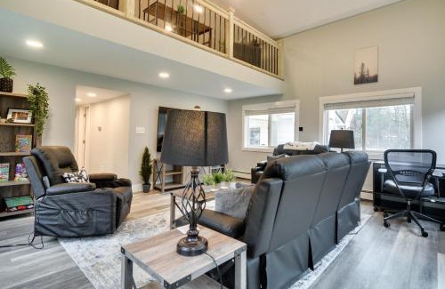 Stark House | Modern Stark Home with Game Room and Cozy Fire Pit