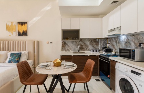 Al Barsha Apartment | Inviting Studio Apartment with Pool in Arjan