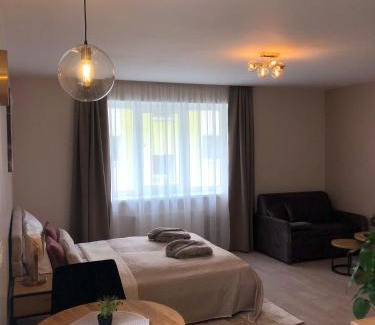 Liepaja Apartment | Beachside Studio Apartment with Ocean View - 10/10 Rated