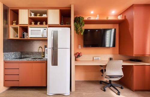 Bras Apartment | Modern Studio with Pool Near Brás Subway - Family-Friendly
