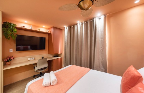 Bras Apartment | Modern Studio with Pool Near Brás Subway - Family-Friendly