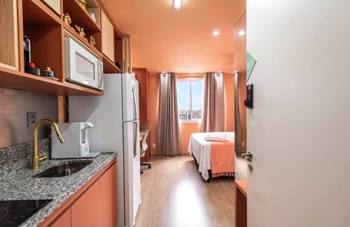 Bras Apartment | Modern Studio with Pool Near Brás Subway - Family-Friendly