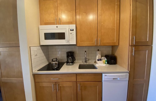 Mountain House Condo | Modern Studio with Balcony & Spa, Rated 9.8 by Guests