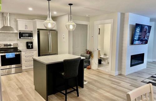 Dieppe Apartment | Modern Vacation Home with Private Hot Tub near Airport