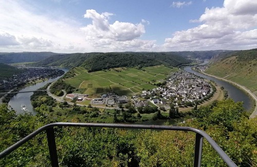 Valwig Apartment | Modern Apartment with Balcony and Moselle River Views