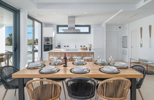 Castillo de Sabinillas Villa | Modern Villa Retreat with Ocean Views and Private Pool