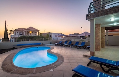 Costa Adeje Villa | Modern Villa with Private Heated Pool and Ocean Views