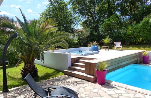Labenne House | Elegant Villa with Pool, Spa & Ocean Views for 8 Guests