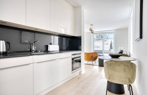 Sihlfeld Apartment | Contemporary Wiedikon 2.0 Room with Convenient Amenities