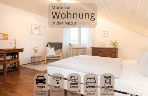 Markdorf House | Modern Nature Retreat: 3 Bedrooms, Breakfast Included