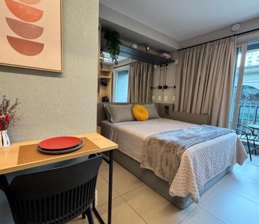 Pinheiros Apartment | Modern Comfort in Prime Location for Work and Leisure