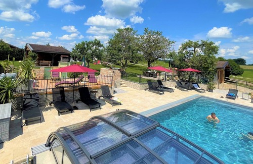 Brunning Apartment | Indulge at Mohnblume: Pool, Spa & Family-Friendly Retreat