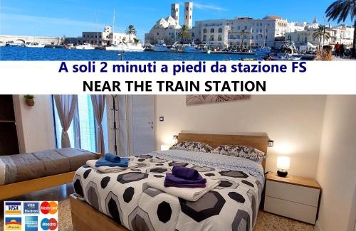 Molfetta Apartment | Highly Rated Molfetta Central Station Studio for Families