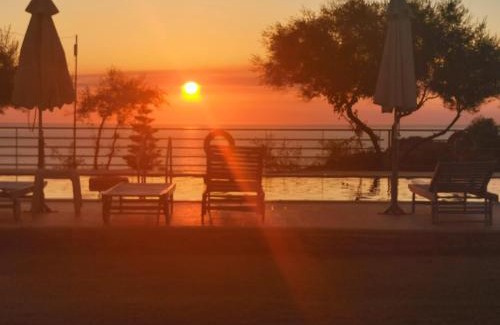 Lesbos Apartment | Guest Rated: 9.2 at Molivos Sunset Apartments with Ocean View