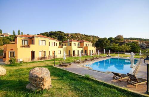 Lesbos Apartment | Guest Rated: 9.2 at Molivos Sunset Apartments with Ocean View