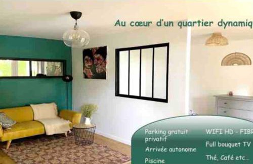 Pont des Demoiselles-Montaudran-La Terrasse Apartment | Cozy Toulouse Apartment with Pool & Excellent Reviews