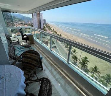 Mongagua Apartment | Seaside Escape in Mongaguá with Oceanfront Views