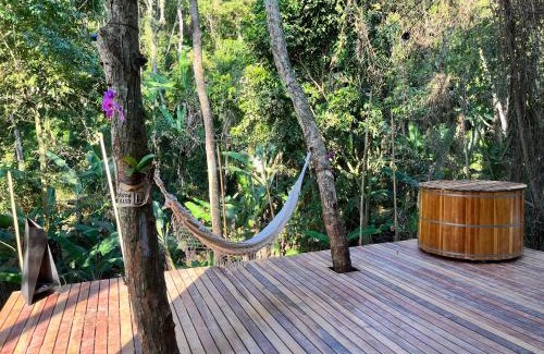 Barra de Guaratiba House | Escape to Monkey Lodge - Casa na Mata with Hot Tub Bliss