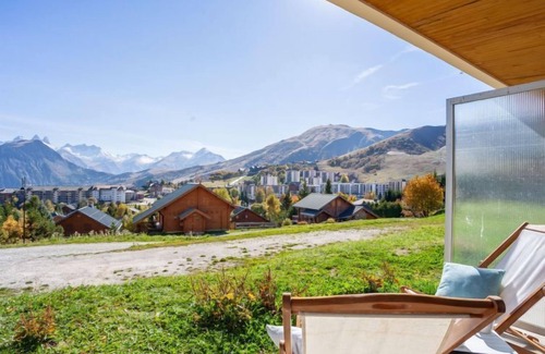 La Toussuire Apartment | Relaxing Lake View Retreat: Mont Charvin by Interhome