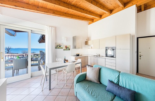 Manerba del Garda Apartment | Discover Montecolo Resort B12 with Pool and Lake Views