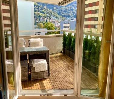 Montreux City Centre Apartment | Montreux Central Boutique Apartment Lake View and Terrace