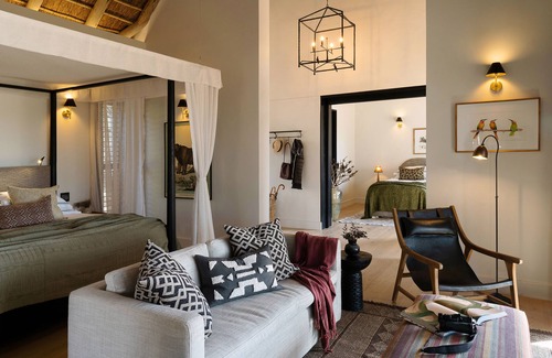 Thorny Bush Game Reserve Cabin | Indulge at Monwana: 5-Star Oasis with Spa & Private Pool