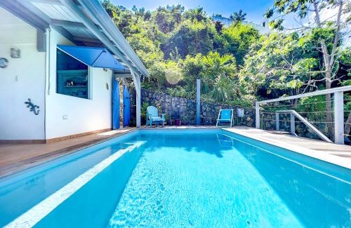 Cole Bay Villa | Oceanfront Retreat: Moonstone Room with Pool & Sea Views