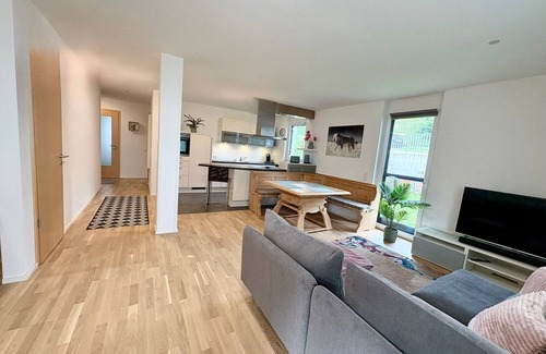 Iznang Apartment | Moos-Weiler: Family Apartment with Garden, Near Lake & Ideal for Long Stays