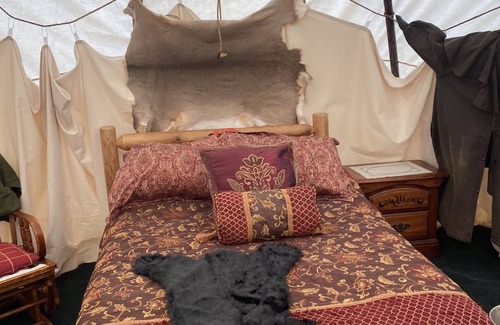 Logansport Cabin | Experience Unique Clamping in a 20 ft Tee Pee at Morels