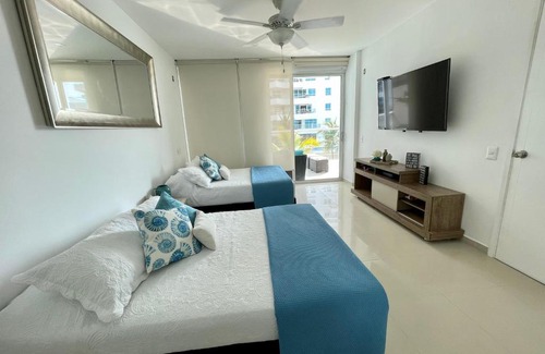 La Boquilla Apartment | Morros Epic: Oceanfront Getaway with Top-Rated Amenities