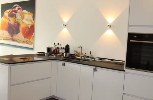 Traben-Trarbach Apartment | Moselle loggia modern bright apartment with balcony, air conditioning, underground parking
