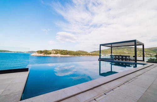 Stikovica Villa | Exquisite Waterfront Villa with Direct Sea Access & Spa