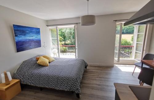 Mortagne-sur-Sevre Bed & Breakfast | Cozy Moulin Pont Vieux: Poolside Retreat with Ocean Views