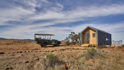 Blue Crane Route Cabin | Experience Nature at Mount Camdeboo Game Reserve, 4-Star Stay