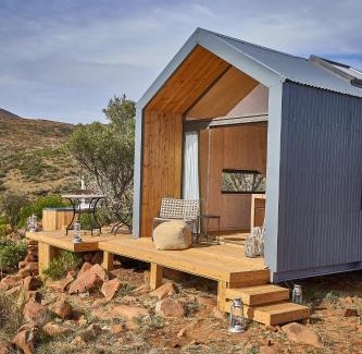 Blue Crane Route Cabin | Experience Nature at Mount Camdeboo Game Reserve, 4-Star Stay