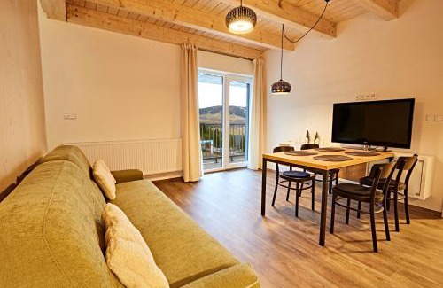 Loucna Pod Klinovcem Apartment | Inviting Mountain Apartments Klínovec Hexagon with Dining