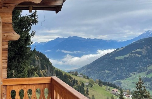Champery Ski Chalet | Mountain chalet in Champéry, with panoramic view of the Dents du Midi mountains