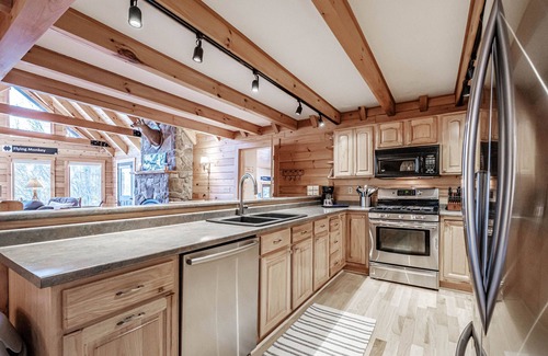 Sunday River Area House | Mountain Hideaway: Pool, Hot Tub & Steps to Sunday River!