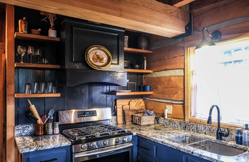 Vesta House | Exceptional High Country Log Cabin with Hiking & Gas Logs