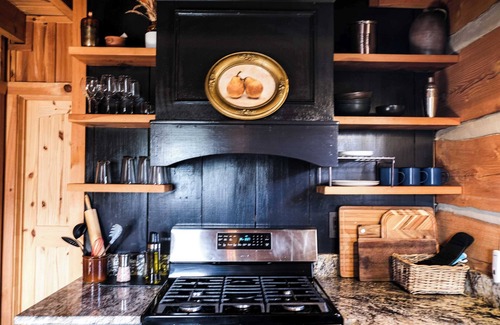 Vesta House | Exceptional High Country Log Cabin with Hiking & Gas Logs
