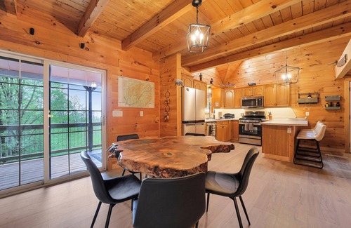Waynesville Cabin | Guest Rated 10/10: Mountain Retreat with Jacuzzi & FirePit