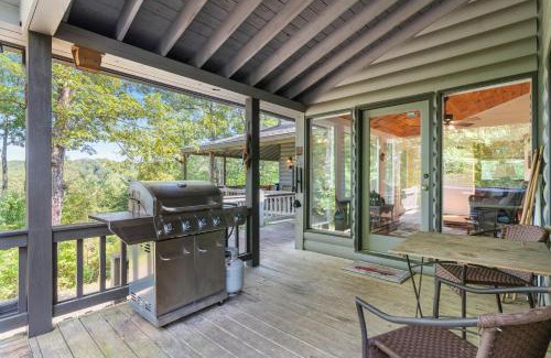Mineral Bluff House | Inviting Mountain Rivers Lodge with Hot Tub & Child Friendly