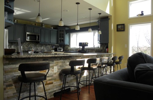 Lambertville House | Relaxing Mountain Retreat with Game Room & Hot Tub