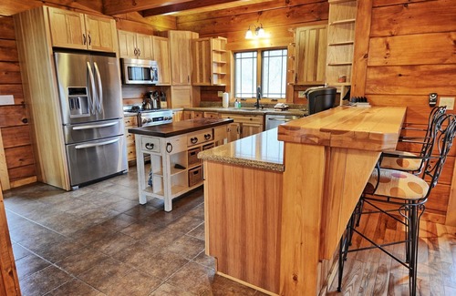 Sugar Grove Cabin | Mountain Splendor: Cabin with Hot Tub, Pool Table & Views