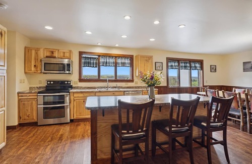 Farmington Cabin | Inviting Mountain View Lodge with Pool, Hot Tub & Beautiful Scenery