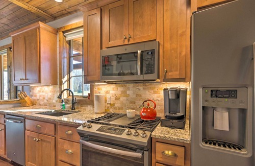 Tuckasegee Cabin | Elegant Cabin with Deck, Grill & Top Chinquapin Amenities
