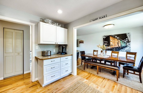 Security-Widefield Apartment | Mountain-View Colorado Springs Home with Spa and Patio