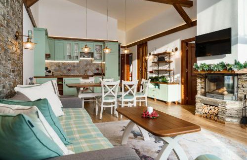 Razlog Villa | Inviting Mountain Villa Aleksia with Hot Tub & Child-Friendly